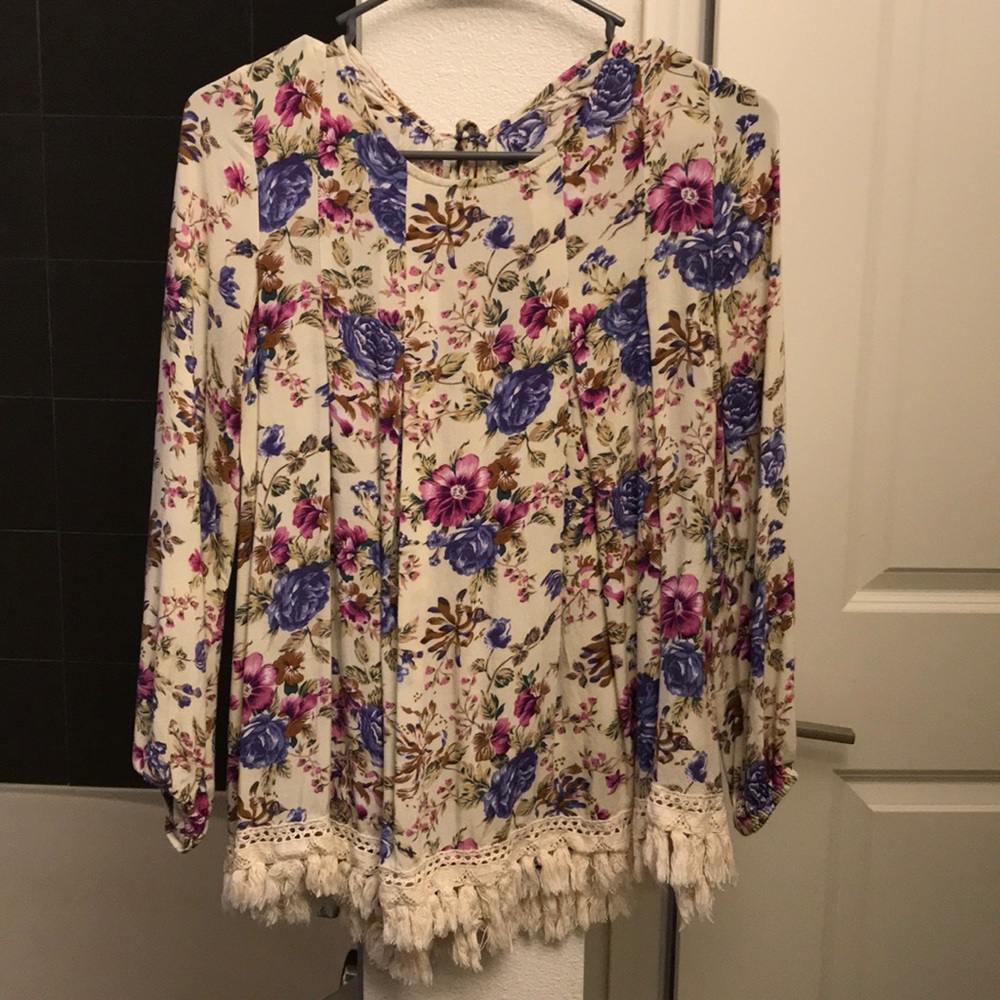 Long sleeve blouse